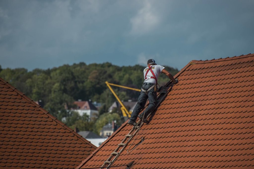 manuelle Dachinspektion ohne Drohne